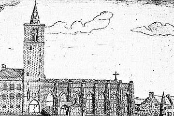 Architecture of St Salvator's Chapel illustration