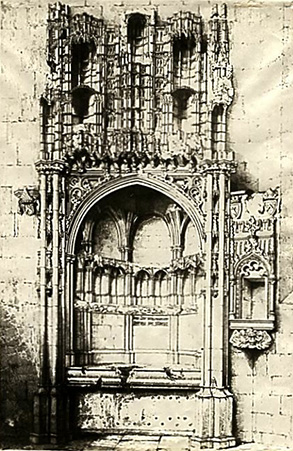 Bishop Kennedy's tomb illustration