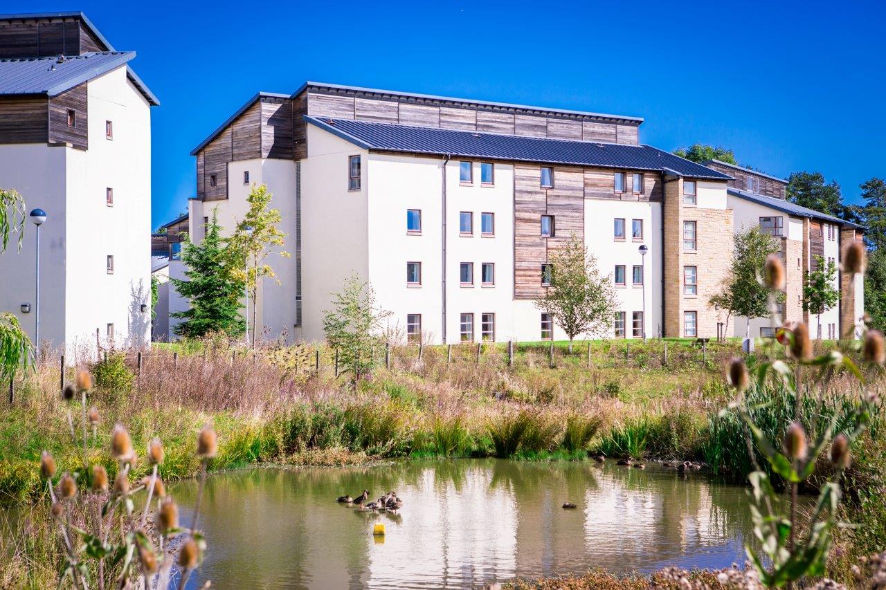 Exterior of David Russell Apartments
