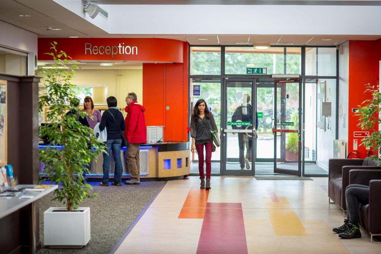 Foyer area in David Russell Apartments