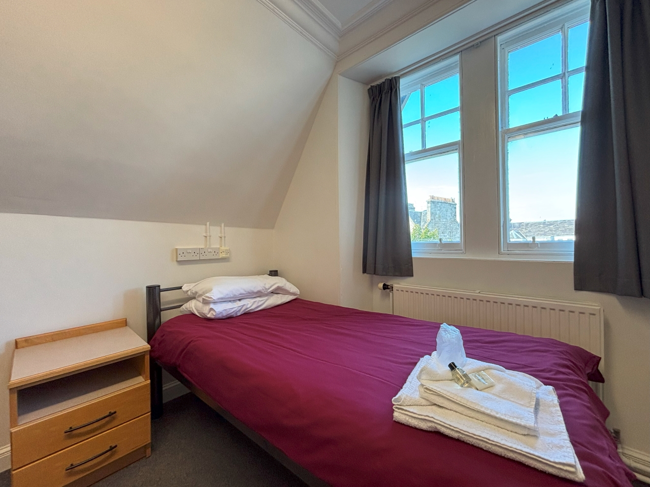 Bed in John Burnet Hall