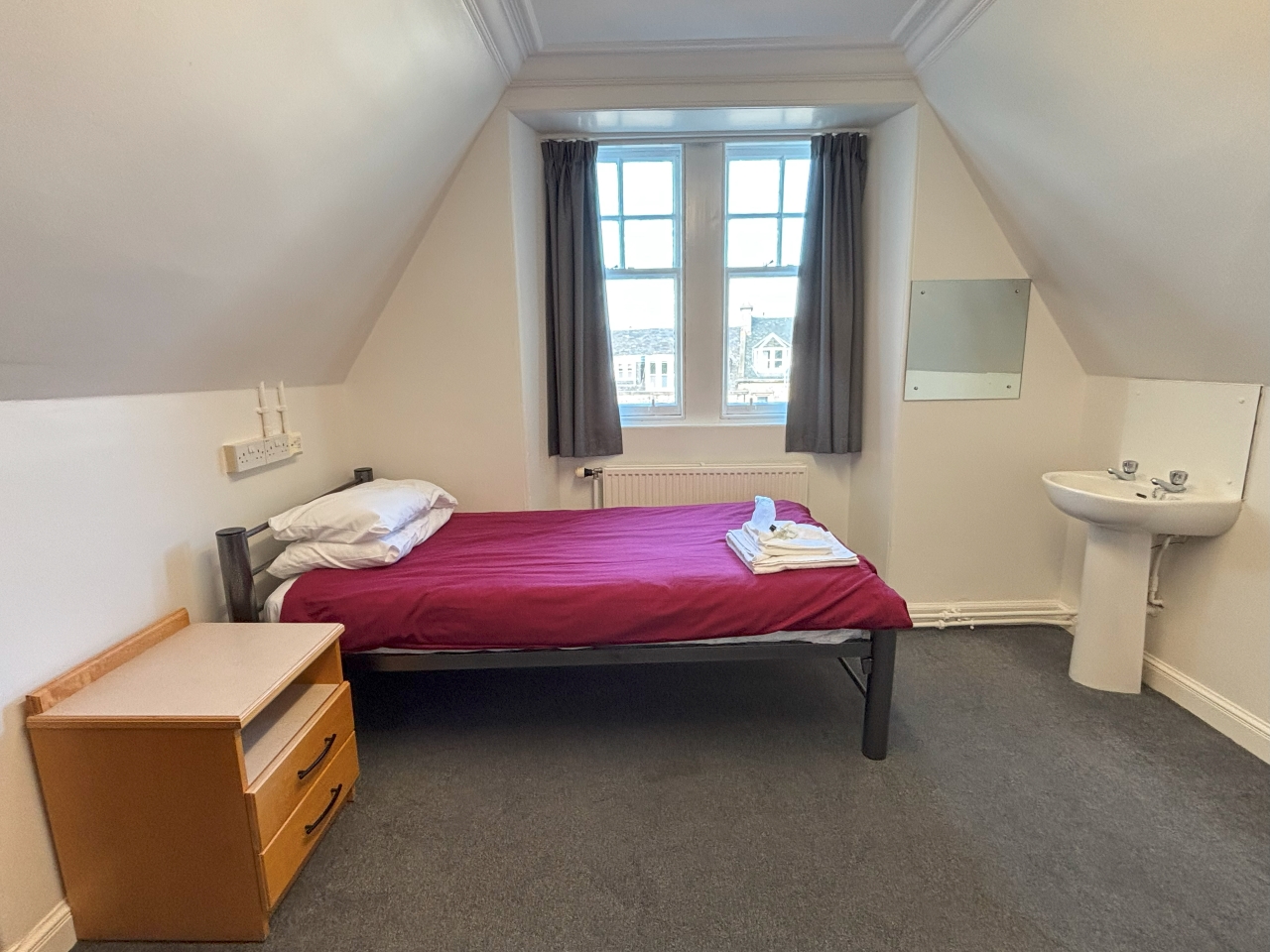 Bedroom in John Burnet Hall