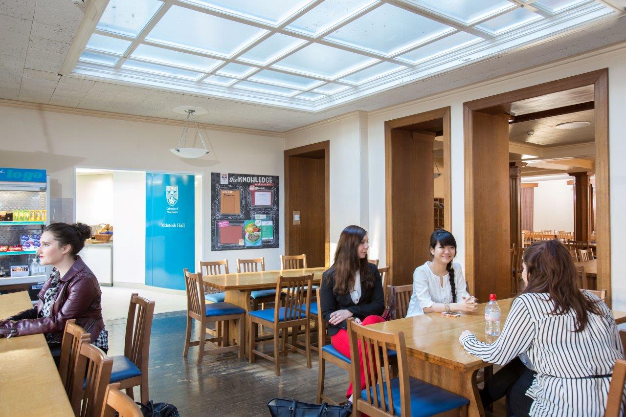 Dining area in McIntosh Hall