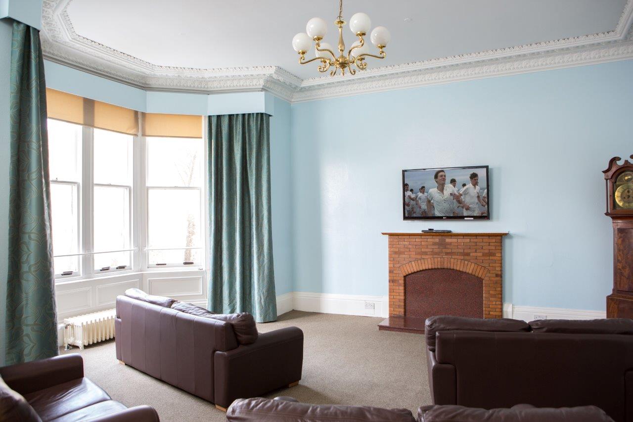 Lounge space in McIntosh Hall