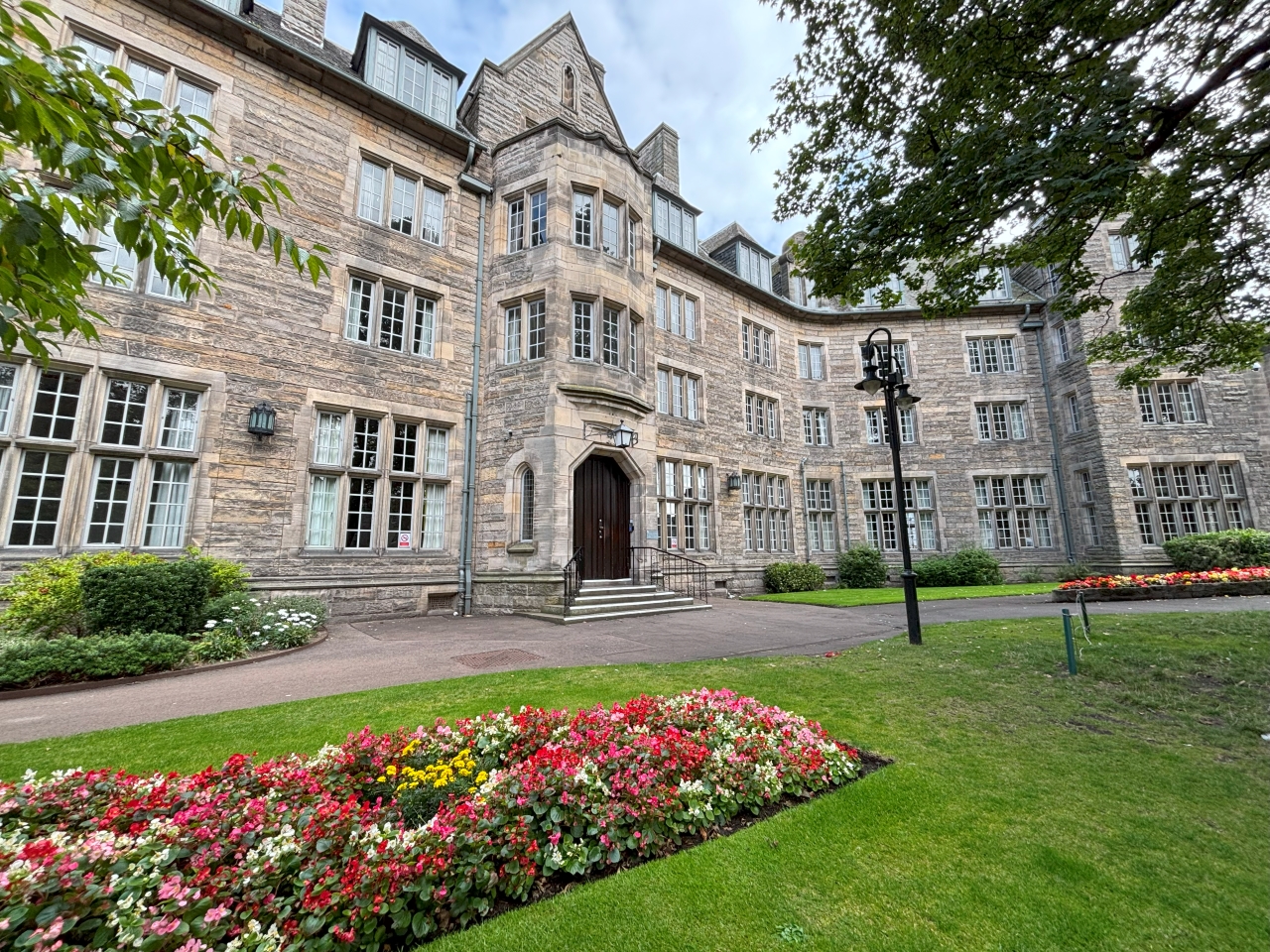 Exterior view of St Salvator's Hall entrance