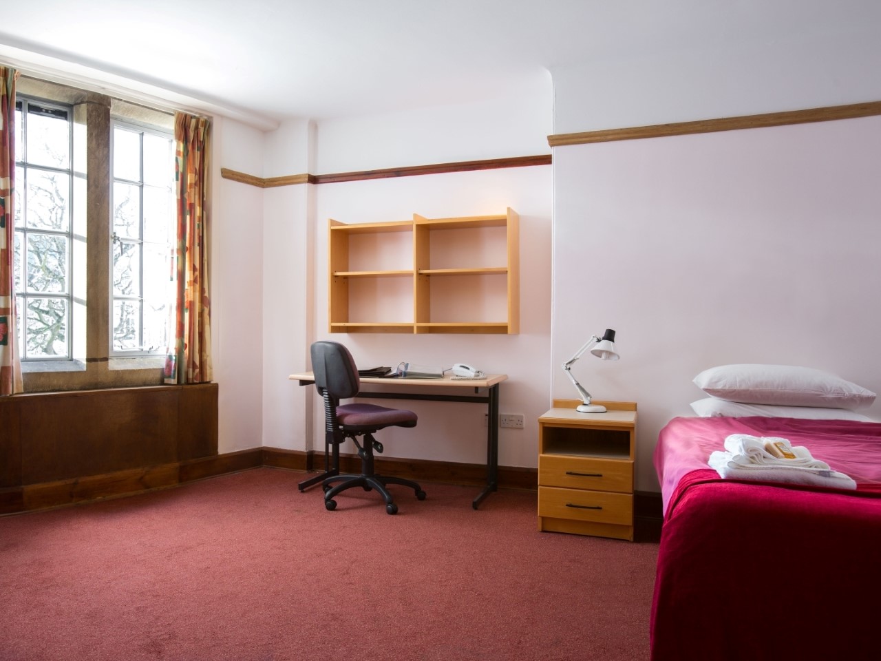 Bedroom in St Salvator's Hall