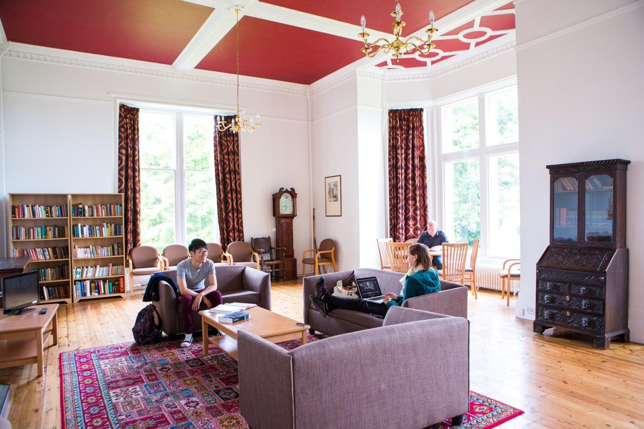 Lounge area in University Hall