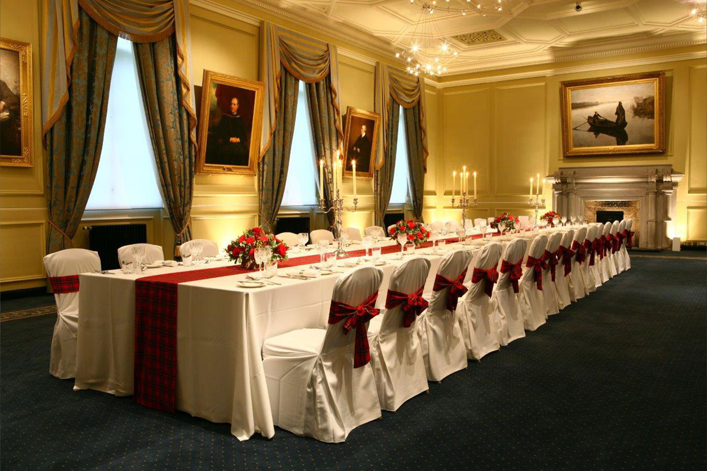 Lower college hall large dining area