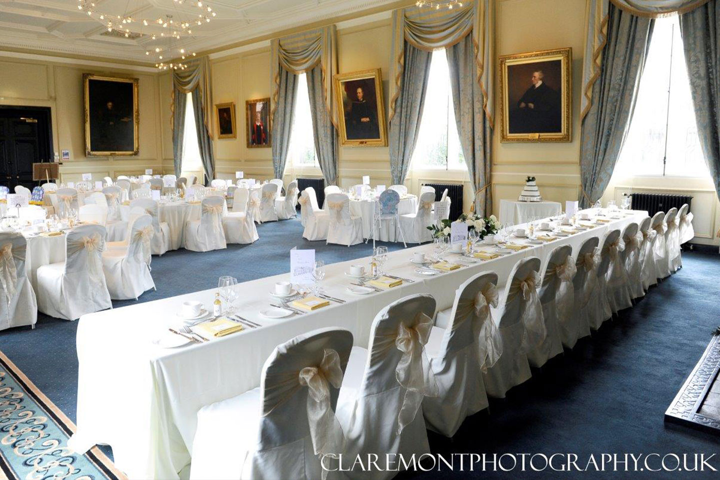 Lower college hall dining area