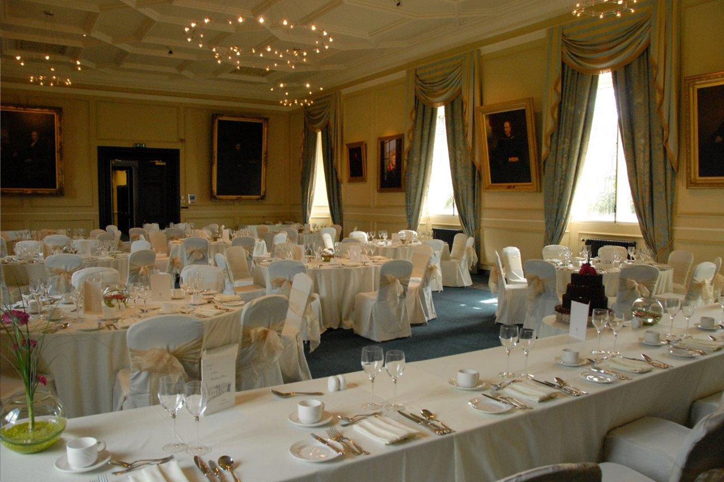 Lower college hall dining area