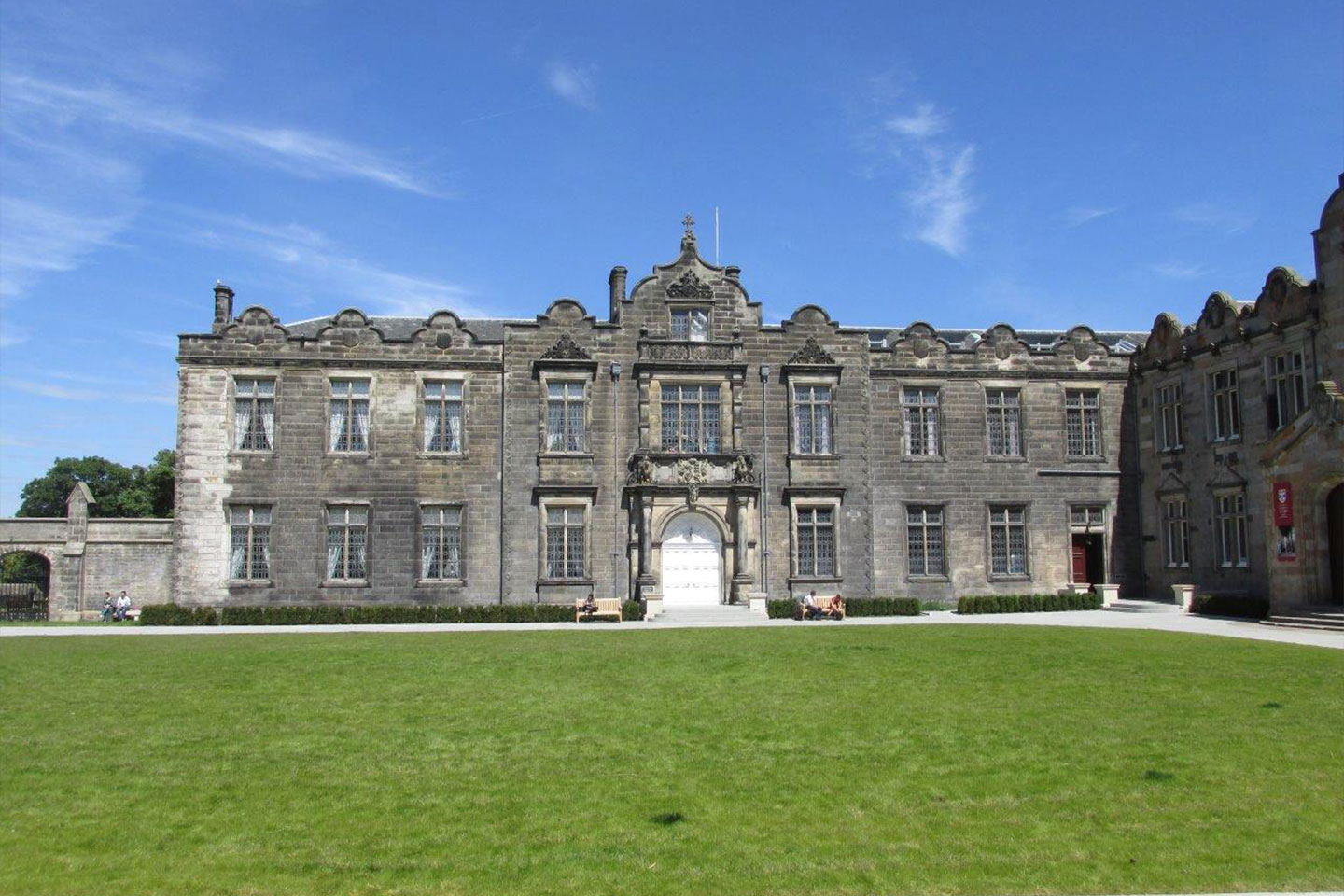 Lower college hall facade