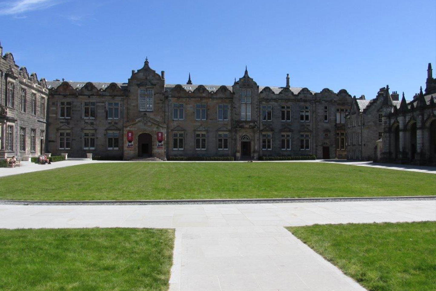 The quad outside the lower