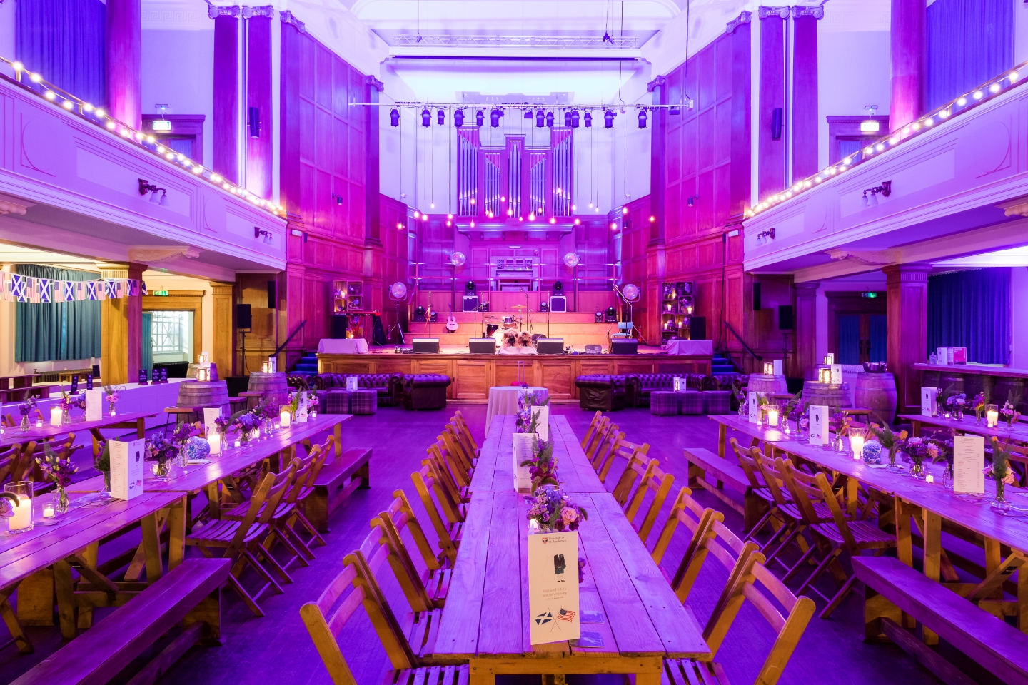 Younger Hall set for a themed event