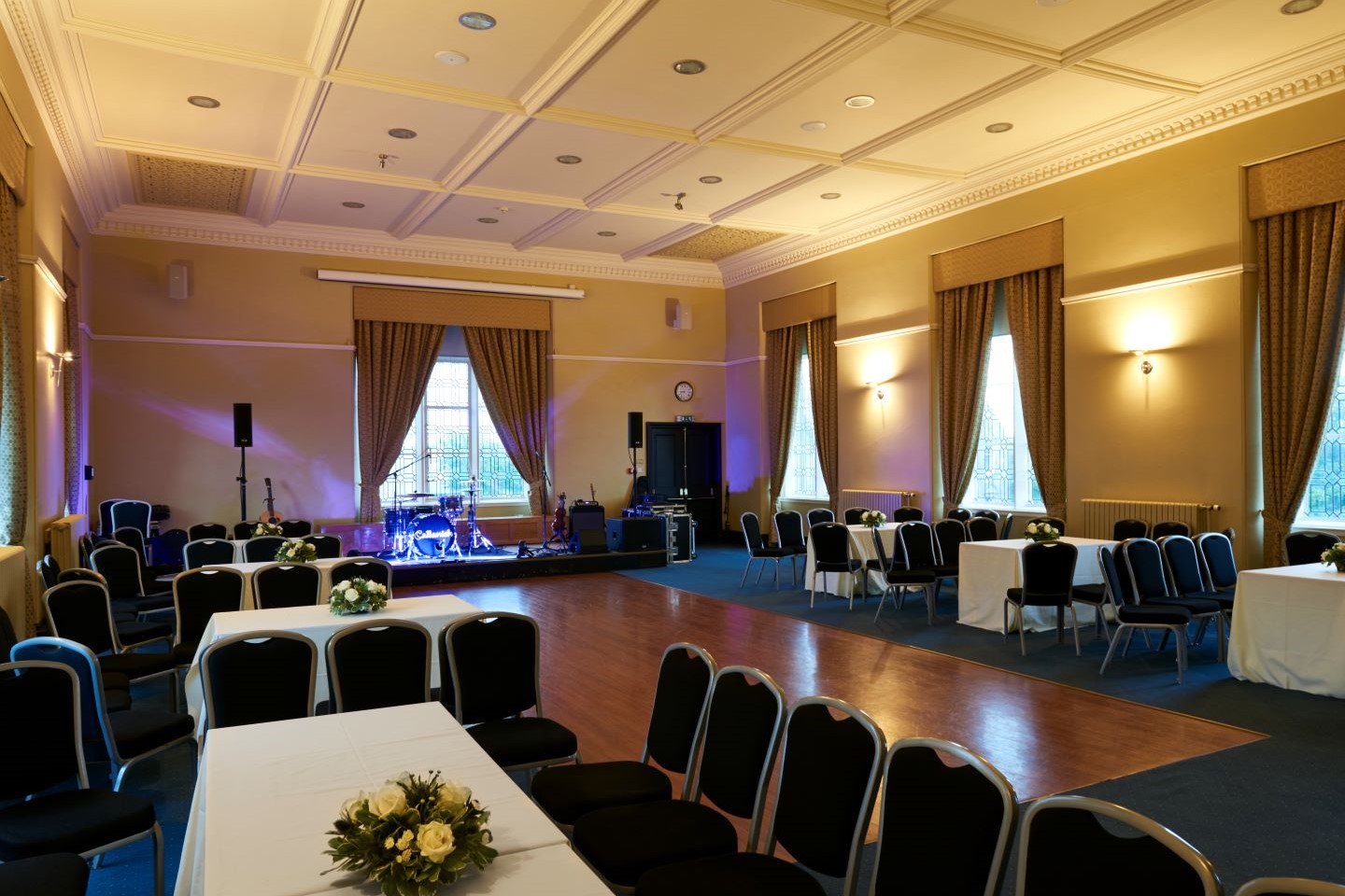 Upper College Hall set for evening reception