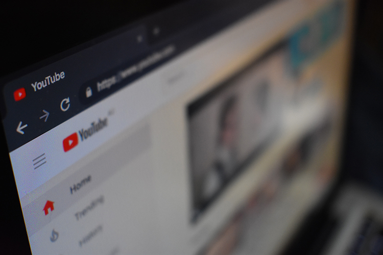 Screenshot of YouTube