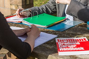 Students studying