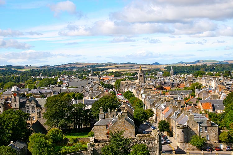 View of St Andrews from Rule Tower