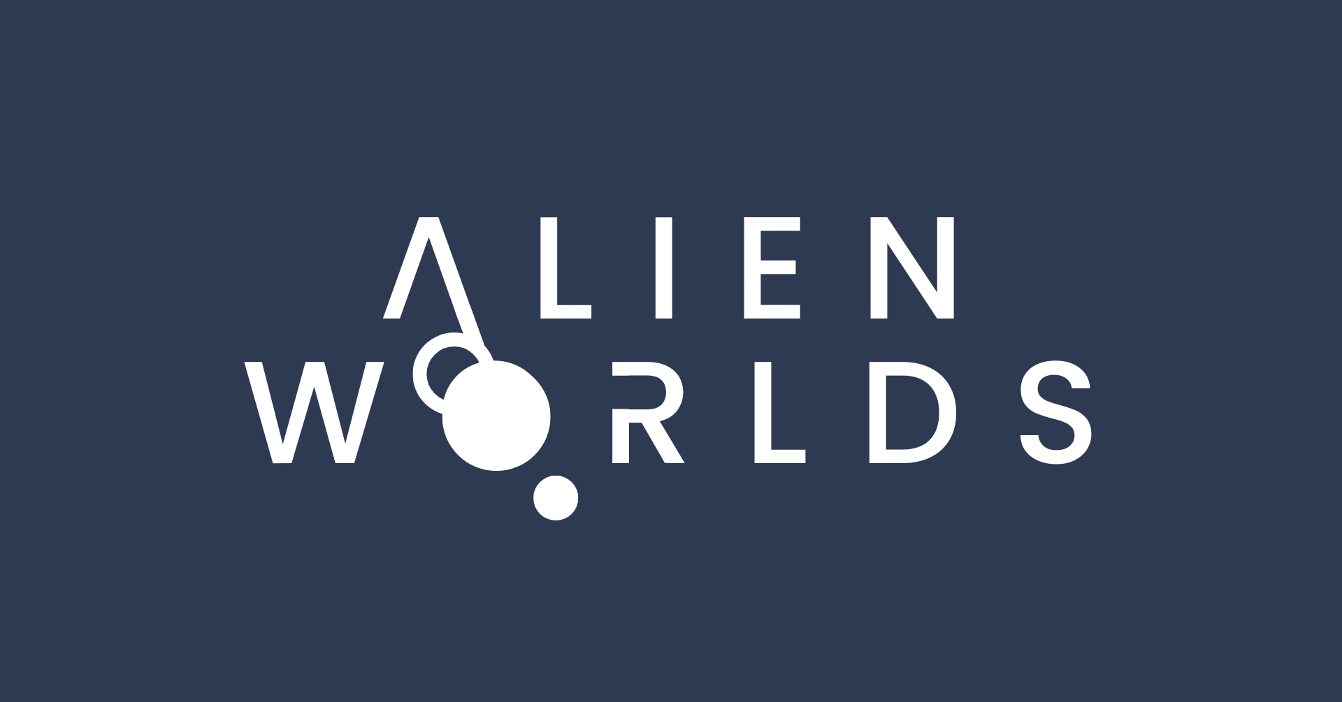 Text reading 'Alien Worlds'