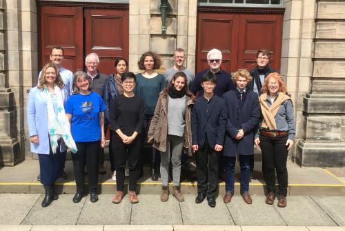 Conducting Course participants from 2019 in front of Younger Hall