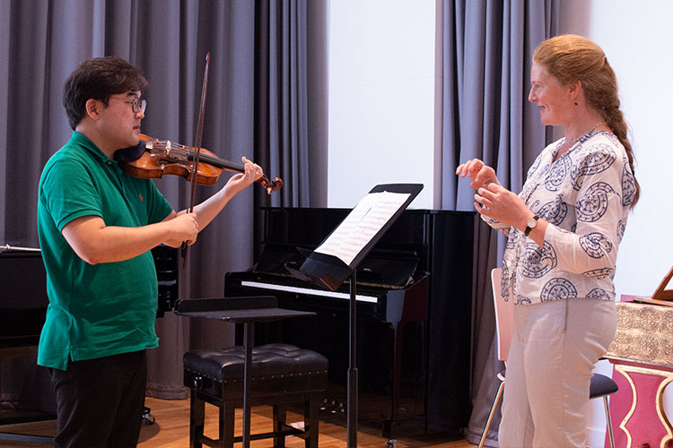 Violin teaching