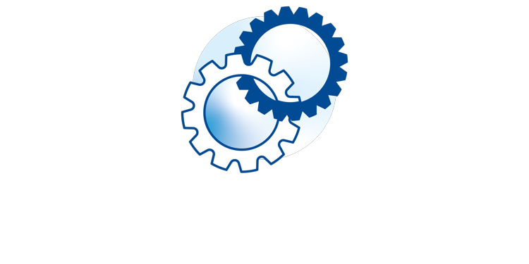 Two interlocking cogs