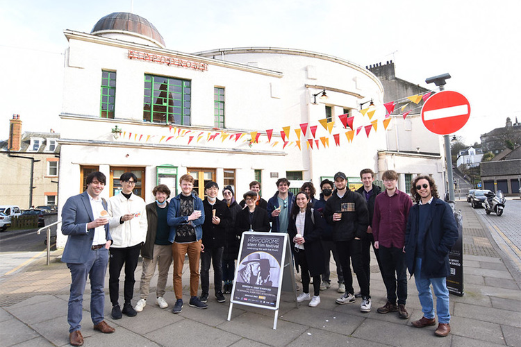 Silent Film Fest field trip and student publication