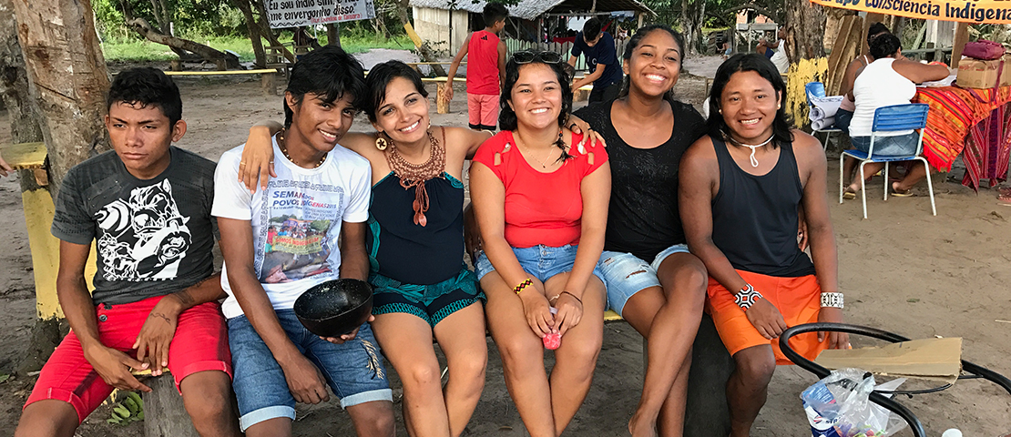 Photograph from Amerindian village