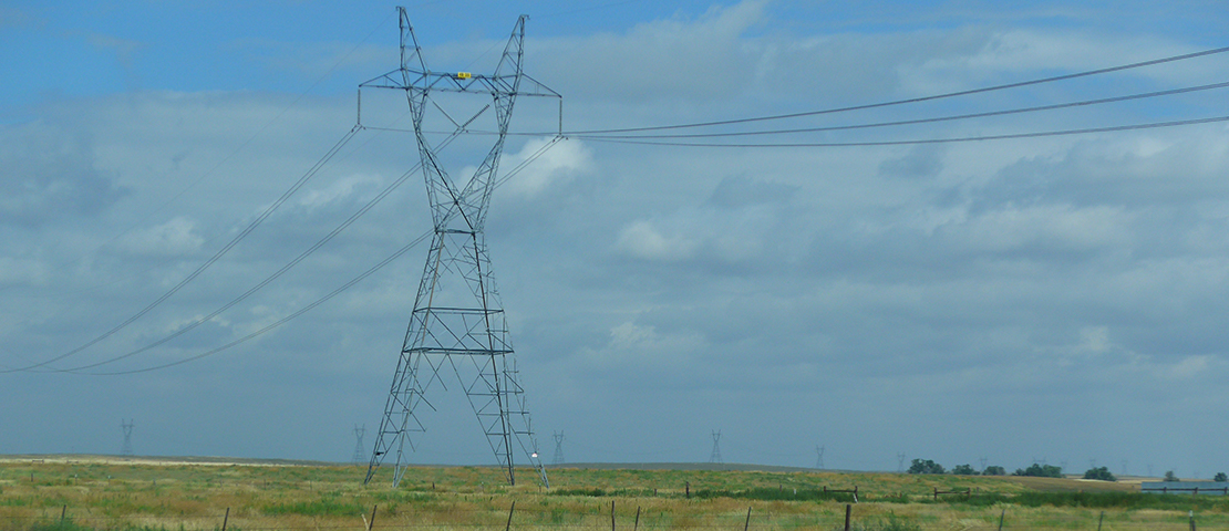Picture of electricity pylon