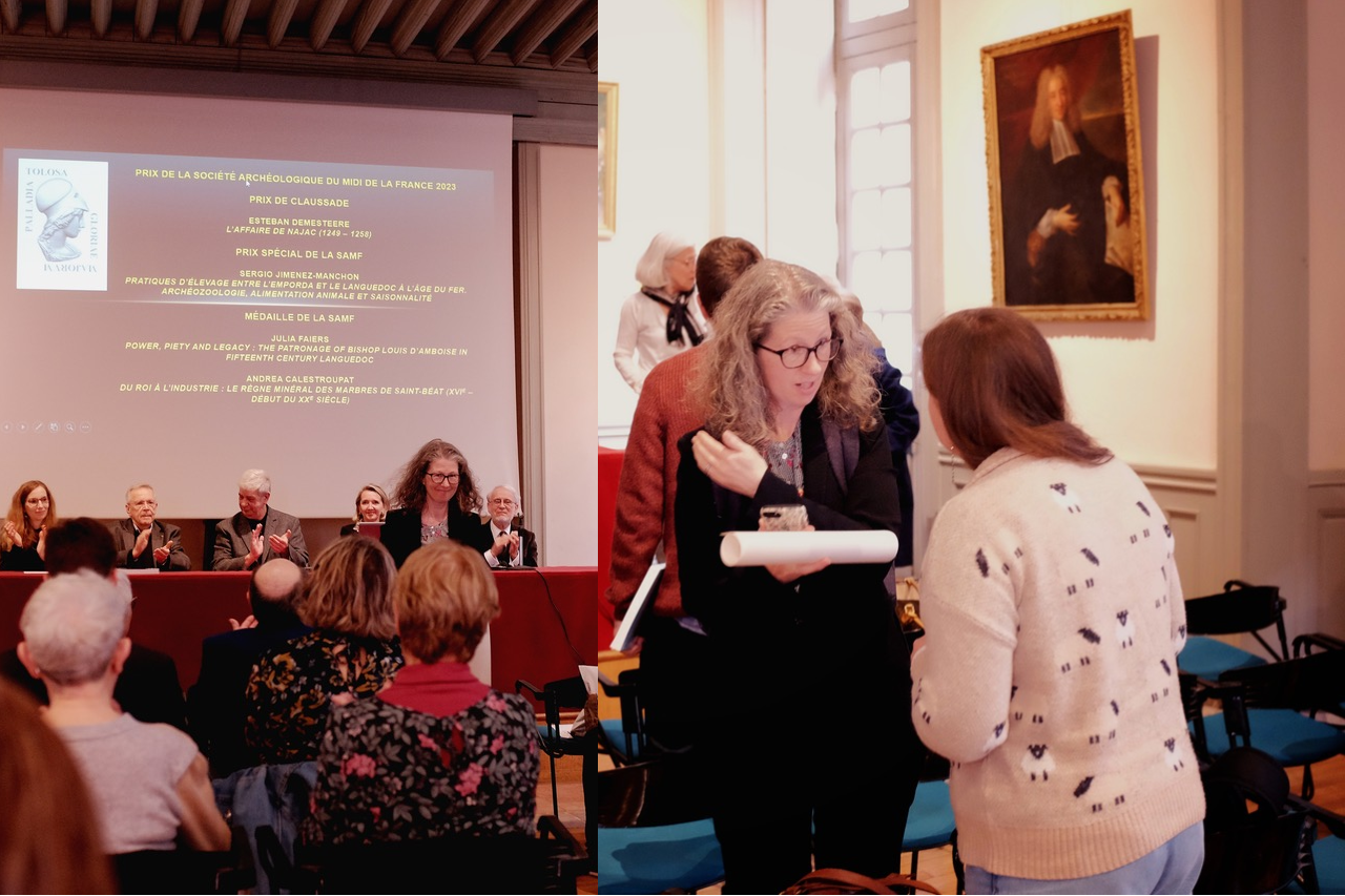 Dr Julia Faiers wins Toulouse medal