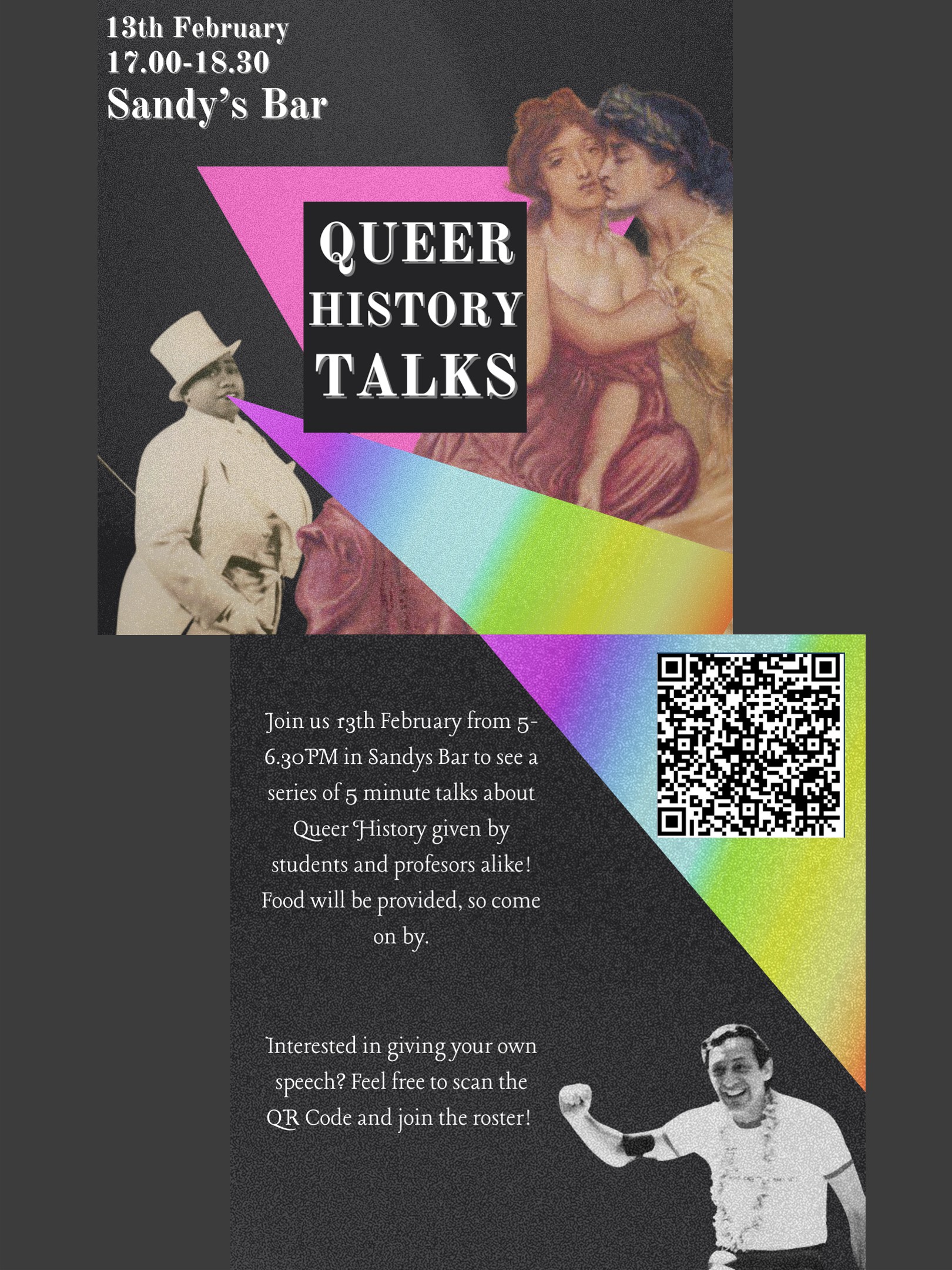 Queer History Month Event: 13 February.