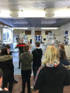 Students visiting a laboratory