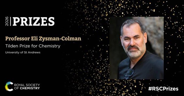 St Andrews Chemistry Members Honoured in 2026 RSC Prizes