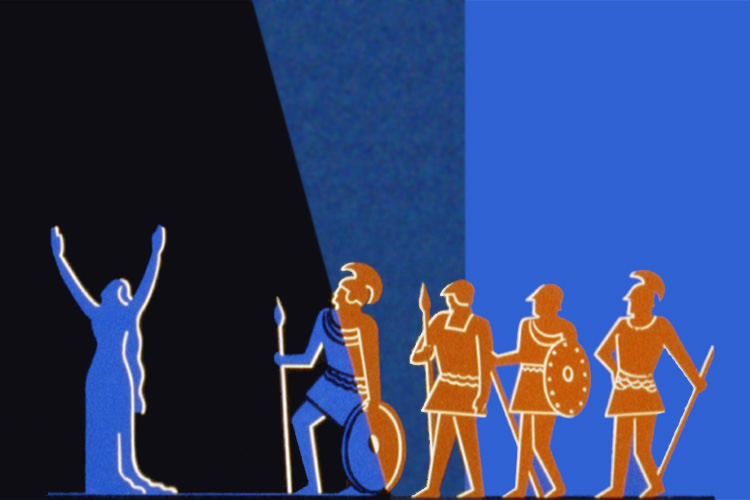 Modern depiction of roman soldiers