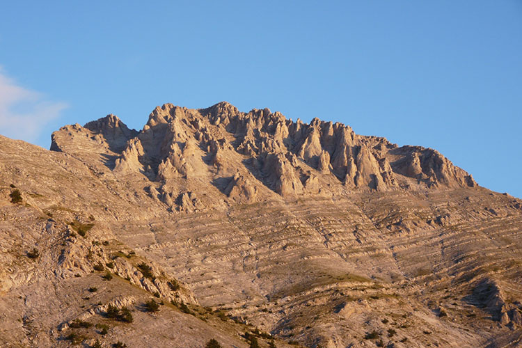 Mount Olympus on a sunny day
