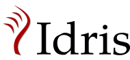 The Idris logo and Idris text