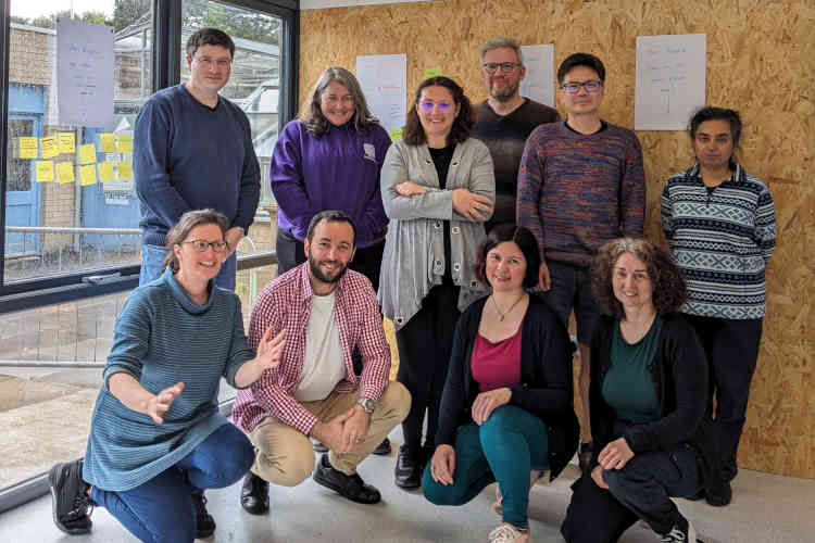 A photograph of members of the SACHI group.