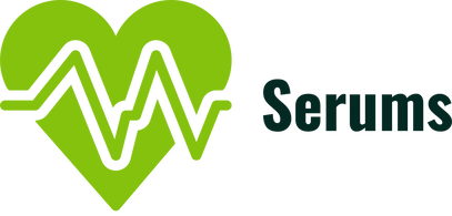 The serums logo and Serums text