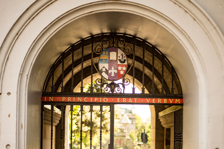 Archway to St Marys Quad