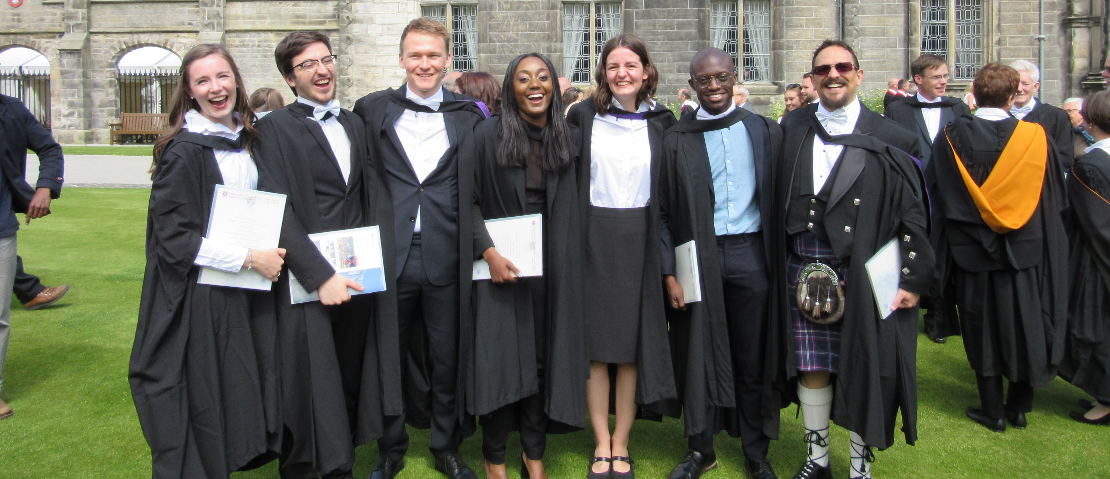 Graduating class in Divinity