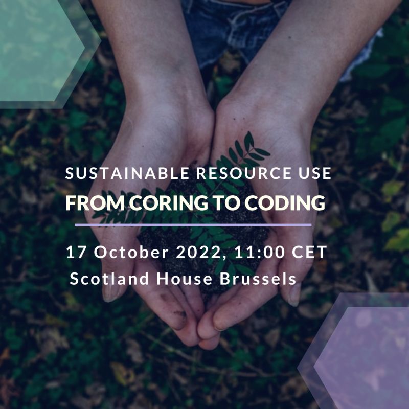 Sustainable resource use – from Coring to Coding