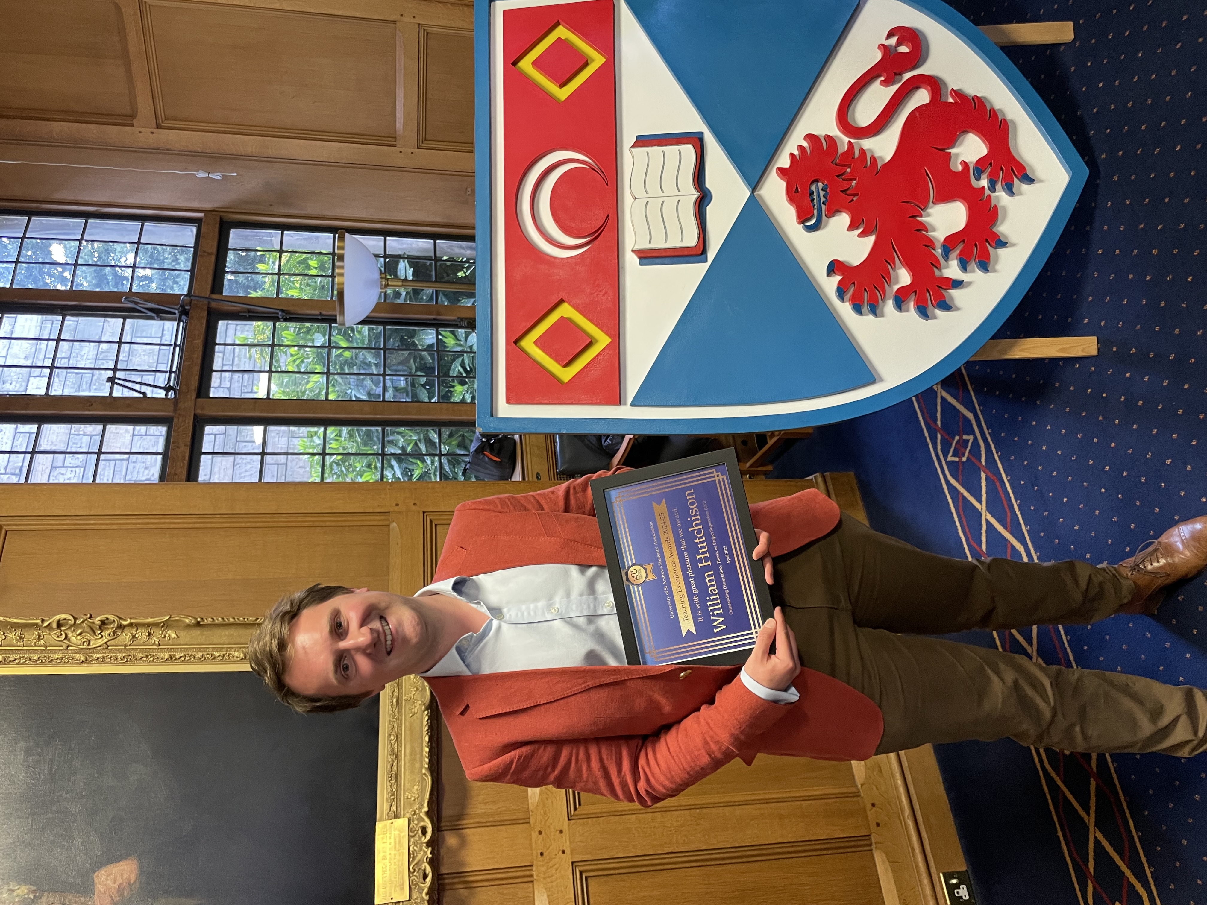 Congratulations to Dr Will Hutchison!