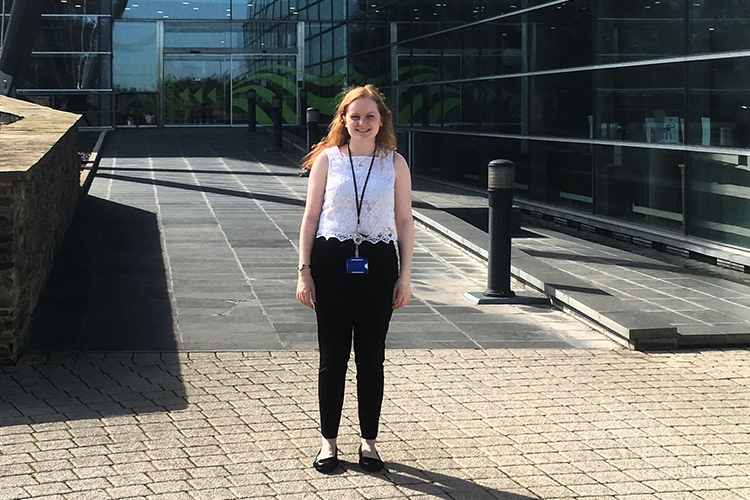 Graduate Emily Stewart at Met Office