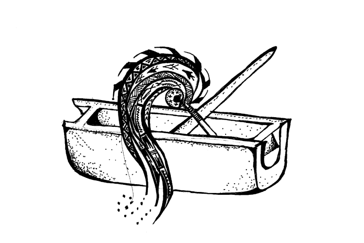 Image of logo and fue by Rosaiviti Konousi Solomona