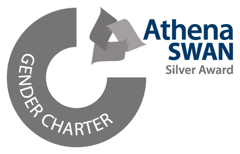 The logo for Athena Swan's silver award.
