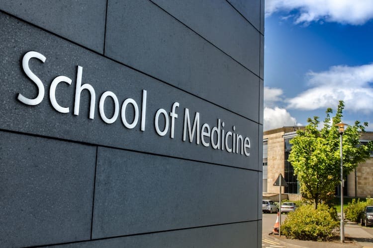 School of Medicine sign