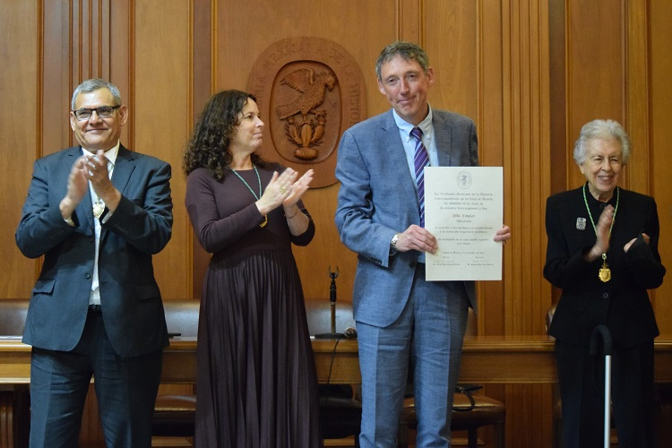 Professor Will Fowler made member of the Mexican Academy of History