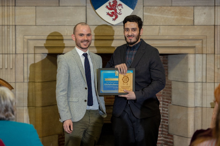 Teaching Excellence award for Abdulrahman Alsayed