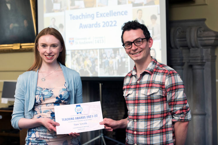 Student Association Teaching Award for Tom Smith