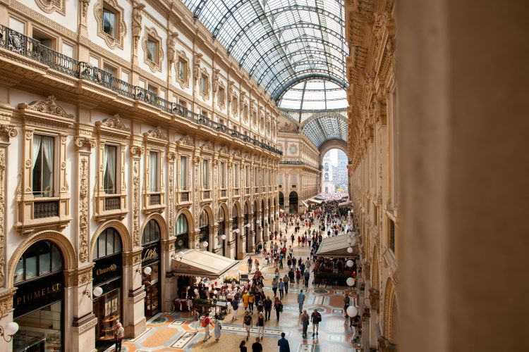 La Galleria, Milan - Photo by Tuur Tisseghem from Pexels