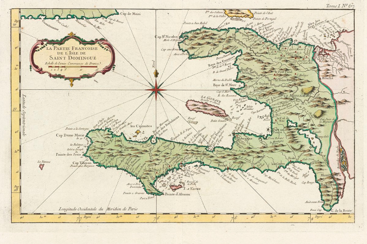 French part of Saint Domingue CC by http://maps.bpl.org